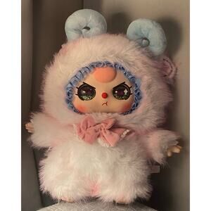 NIB BABY THREE 800% AI- DREAMER MEH Pink Sheep LIQUID Glitter EYES. Talking DOLL